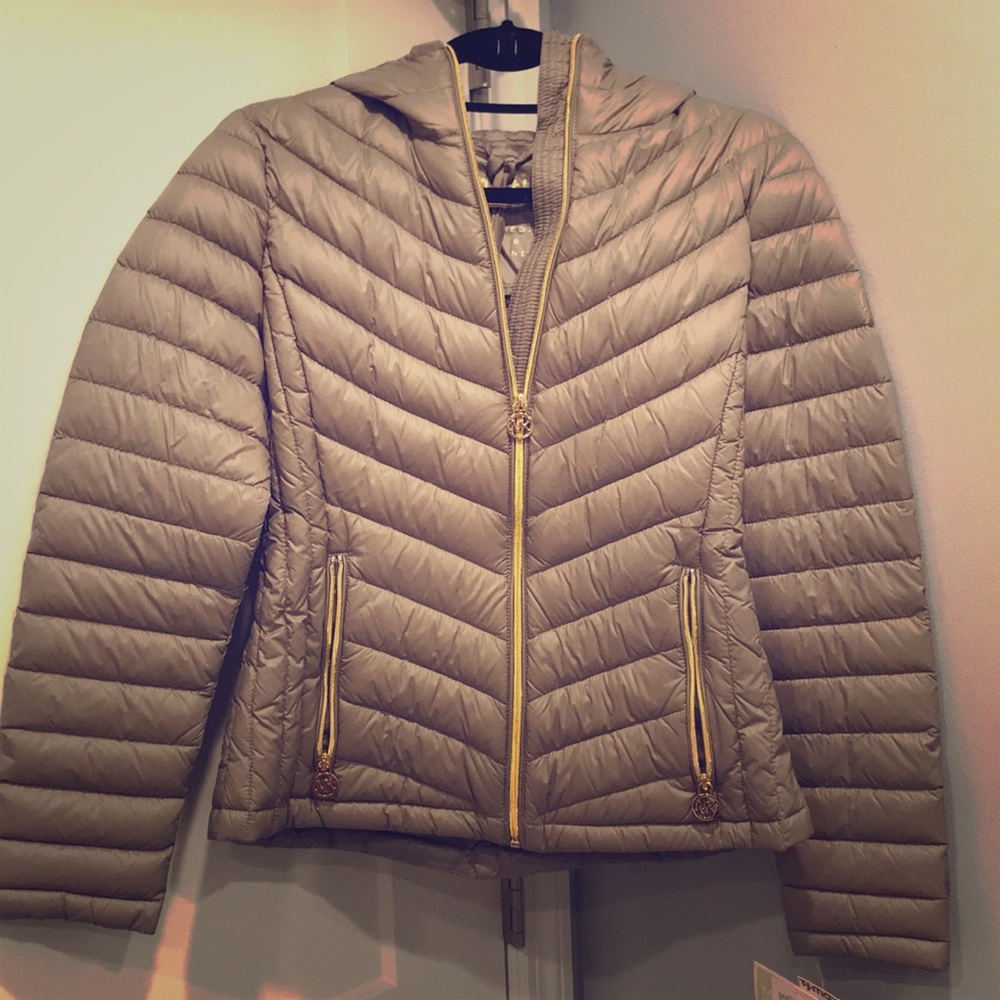 Michael Kors packable down jacket